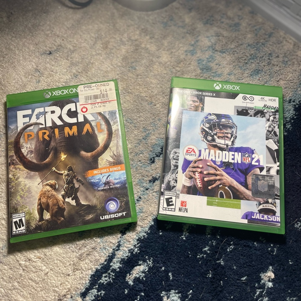 **Bundle deal** XBOX- Madden 21+Farcry Primal